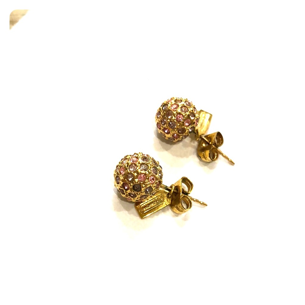 Coach rhinestone studs